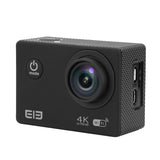 Elephone ELE Explorer 4K Action Camera - 16MP Sensor, 170 Degree View, 2 Inch Display, IP68 Case, Wi-Fi (Black)