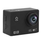 Elephone ELE Explorer 4K Action Camera - 16MP Sensor, 170 Degree View, 2 Inch Display, IP68 Case, Wi-Fi (Black)