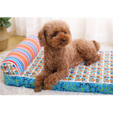 Breathable Heat Dissipation Massage Bed Mattress Sleeping Nest for Pet Dogs blue_XL