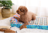 Breathable Heat Dissipation Massage Bed Mattress Sleeping Nest for Pet Dogs blue_L