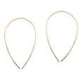 Hoops - Upside Down M - RoseGold