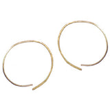 Hoops - Open L - Gold