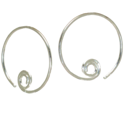 Hoops - Spiral L - RoseGold