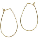 Hoops - Teardrop L - Silver