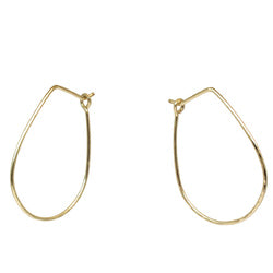 Hoops - Teardrop S - Silver