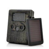 Game Camera With Rechargeable Battery + Solar Panel "SolarTrail" - 1080p HD video, PIR Motion Detection, MMS View