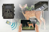 Game Camera With Rechargeable Battery + Solar Panel "SolarTrail" - 1080p HD video, PIR Motion Detection, MMS View