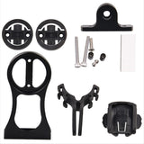 Cycling Out Front Handlebar Mount Extend Bracket for Bike Computer Camera black_One size