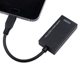 Micro USB To HDMI HD Cable Converter Adapter Black