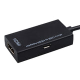 Micro USB To HDMI HD Cable Converter Adapter Black