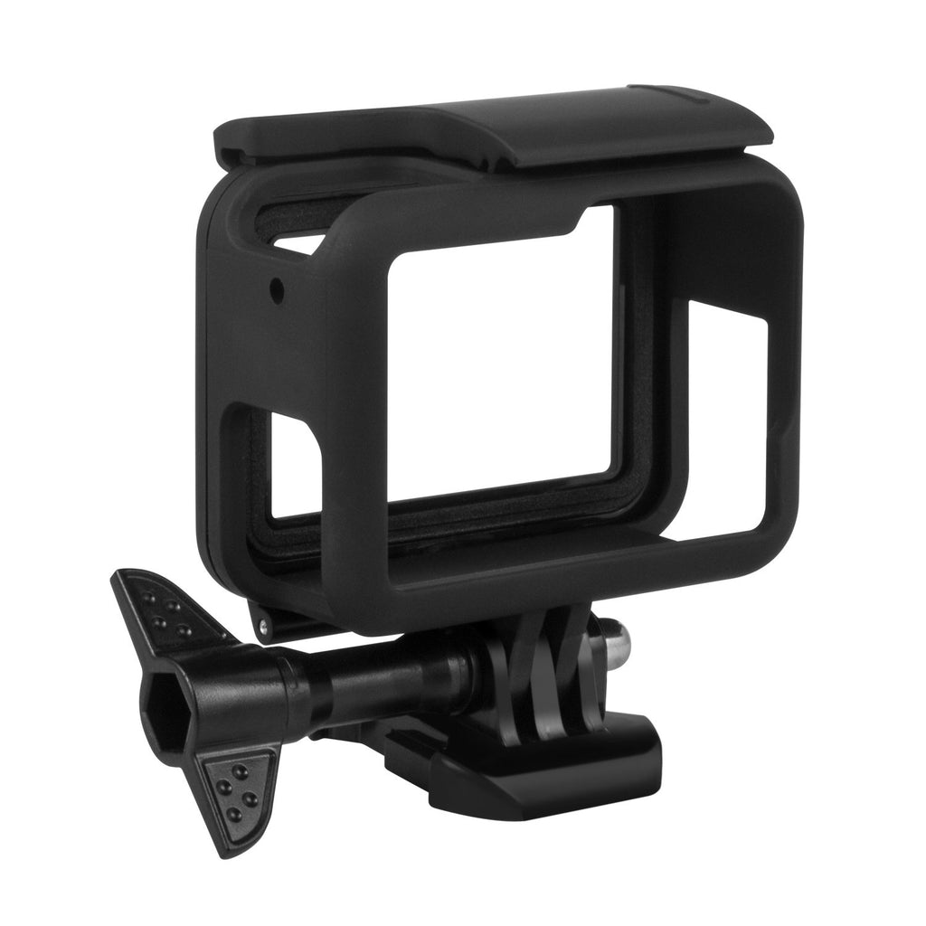 Housing Border Frame for GoPro Hero 7 Black/ 6/5/ Hero Protective Shell with Quick Pull Movable Socket and Screw