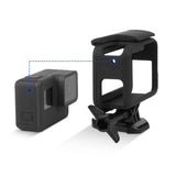 Housing Border Frame for GoPro Hero 7 Black/ 6/5/ Hero Protective Shell with Quick Pull Movable Socket and Screw