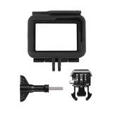 Housing Border Frame for GoPro Hero 7 Black/ 6/5/ Hero Protective Shell with Quick Pull Movable Socket and Screw