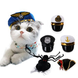 Cartoon Headgear Halloween Cosplay Costume Hat Photo Props for Pet Cat Dog