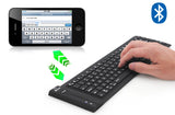 IP67 Bluetooth Wireless Keyboard - Supports PC, Mac, Android + IOS, Flexible Foldable Silicone, Waterproof, Dirt + Dustproof