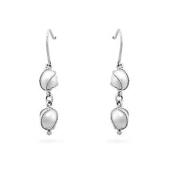 White Gold Pearl Drops