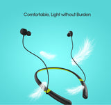 DACOM L02 Dual Drivers Bluetooth 4.1 Headphone Neckband Running Stereo CVC Noise Cancelling Wireless Earphones - Black Gray