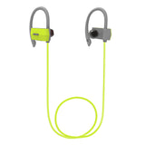 DACOM P7 Bluetooth Headphones Sports Ear-Hook Wireless Headset with Mic Stereo Earphones for Smartphone - Green Gray