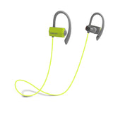 DACOM P7 Bluetooth Headphones Sports Ear-Hook Wireless Headset with Mic Stereo Earphones for Smartphone - Green Gray