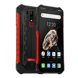 Ulefone Armor 6S Waterproof IP68 NFC Rugged Mobile Phone Helio P70 Otca-core Android 9.0 6GB 128GB wireless charge Smartphone black