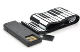 Flexible Roll Up Synthesizer Keyboard Piano - 88 Soft Keys, Loud Speaker