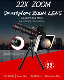 Universal 22X Super Zoom Lens Portable Telescope for Smartphone Super Zoom Camera 22X telephoto lens