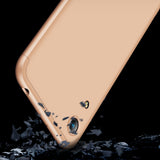 For HUAWEI HONOR 8A Ultra Slim PC Back Cover Non-slip Shockproof 360 Degree Full Protective Case gold