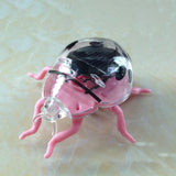 Children Solar Bionic Toy Seven Star Ladybug Mini Tricky Puzzle Toy Pink