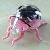 Children Solar Bionic Toy Seven Star Ladybug Mini Tricky Puzzle Toy Pink