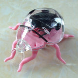 Children Solar Bionic Toy Seven Star Ladybug Mini Tricky Puzzle Toy Pink