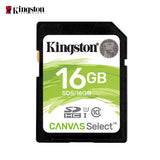 Kingston SDS Canvas Select SD Memory Card Storage Card green_16G