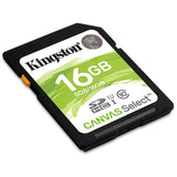 Kingston SDS Canvas Select SD Memory Card Storage Card green_16G