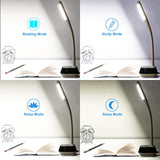 Bluetooth Speaker LED Lamp - Adjustable Brightness, Energy Efficient, Flexible Arm, 260 Lumen, 75dB, 7W Speaker