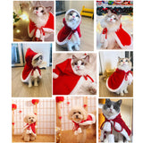 Funny Pet Cloak for Cats Christmas Halloween Cosplay L