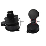 Car Mobile Phone Holder 360 Degree Mini Rotating Round Phone Holder black