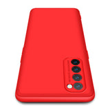 For OPPO Reno 4 /Reno 4 Pro International Edition Mobile Phone Cover 360 Degree Full Protection Phone Case red