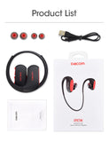 DACOM L05 Bluetooth Headphones Bass IPX7 Waterproof Wireless Earphone Sports Bluetooth Headset with Mic Black