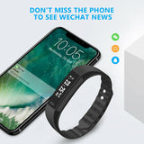 IP67 Waterproof Bracelet - Pedometer, Children Activity Tracker, Waterproof, OLED, Bluetooth 4.0 (WITHOUT Heart Rate, Black)