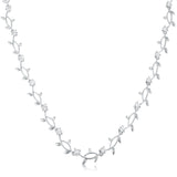 Rhodium Plated Vineyard Necklace