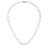 Rhodium Plated Vineyard Necklace