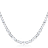 Graduated Cubic Zirconia Necklace