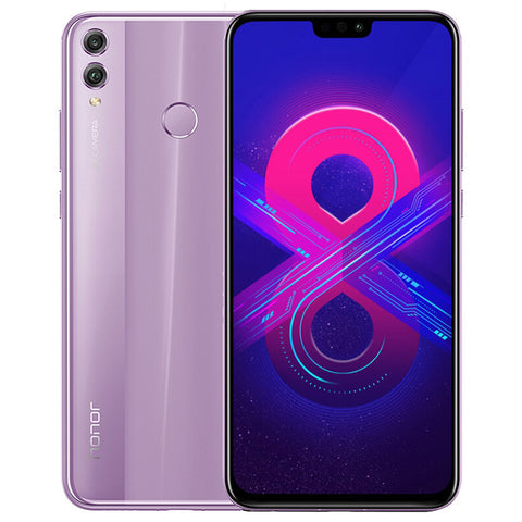 HUAWEI Honor 8X 6GB RAM +128GB ROM 4G Phablet Kirin 710 2.2GHz Octa Core Dual SIM Dual Standby - Purple, CA PLUG