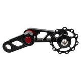 Litepro Folding Bike Chainring Tensioner Rear Derailleur Chain Guide Pulley for Oval Tooth Plate Wheel Chain Xipper Bike parts Gold