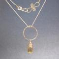 Necklace 002 - choice of stone - Gold