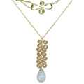 Necklace 213 - choice of stone - RoseGold