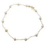 Necklace 248 - choice of stone - RoseGold