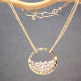 Necklace 271 - choice of stone - Gold