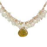 Necklace 293 - choice of stone - RoseGold