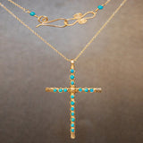 Necklace 303 - choice of stone - Gold