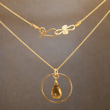 Necklace 311 - choice of stone - Gold